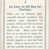 An easy in-off red for position.