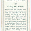 Saving the white.
