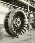 Runner for 37,500 H.P. turbine, Niagara Falls Power Co., Niagara Falls, N.Y.