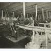 English combing, gilling 1st operation.