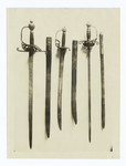 Pilgrim swords, l to r : 1. Gen John  Cur[...]; 2. Elder William Brewster; 3. rapier of Myles Standish
