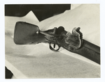 Butt and trigger of a Matchlock gun, 17th century original in the Massachusetts Historical Society, Boston