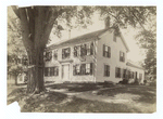 Harrington House, Lexington. On the steps died Harrington after the battle, wounded, he dragged himself to the door and died at his wife's feet.