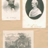 George N. Briggs [two portraits] ; College from which he graduated.