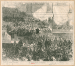 Mr. Bright speaking at Birmingham [Illustrated London news].