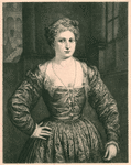 Brignole [etching, by Paul Rayjon, after the painting Portrait of a young woman, by Paris Bordone, in the National Gallery, London. The sitter was formerly belived to have been a member of Brignole family of Genoa].