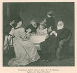Francisque Sarcey chez sa fille, Mme A. Brisson.