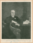 Portrait de M. Brisson, président de la Chambre des Députés.