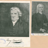 Henry Bromfield, at the age of 91, from a portrait by Samuel F. B. Morse ; Edward Bromfield, father of Henry Bromfield, from a portrait by Smibert