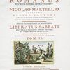 Hortus Romanus juxta systems Tournefortianum paulo [engrd. title page, V. 2]