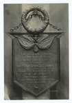 Tablet honoring the pole from which the flag was flying during the bombardment of Fort McHenry, inspiring Francis Scott Key to write the Star Spangled Banner