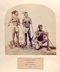 Korewah group, aboriginal, Chota Nagpoor. [Men carrying bows and arrows]
