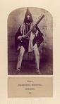 Bhat, wandering minstrel, Benares.