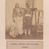 Kessoa, mason, and his wife, Domes, Kumaon.