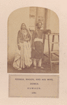 Kessoa, mason, and his wife, Domes, Kumaon.
