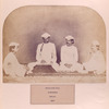 Brahmins, Hindoos, Delhi. [man reading a sacred book, while others are listening]