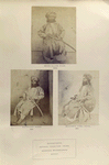 Meera Allum Khan - Nowrung Khan - Mahomed Gool Khan. [Pathan chiefs]