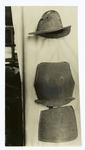 Helmet and part of breastplate worn by a pilgrim.
