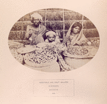Vegetable and fruit sellers, Hindoos, Madras. (family)