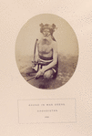 Khond in war dress, Khondistan.