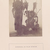 Khond in war dress, Khondistan. (2 men)