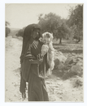 Woman from southern Palestine spinning