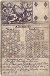 Four of diamonds:  Almanacke.
