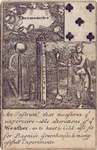 Five of clubs:  Thermometre.