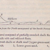 No. 71.  Section from the North escarpment of the South Downs to Barcombe.