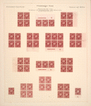 10c deep claret Postage Due block of four