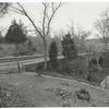 The historic stone bridge which figures so in first battle, eastern gateway of park.