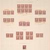 6c dull brown Garfield block of eight