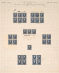 15c dark blue Clay block of six