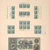 10c dark green Webster strip of three