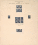 15c dark blue Clay block of four