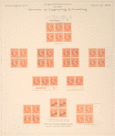 50c orange Jefferson block of six