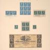 $2 bright blue Madison block of nine