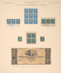 $2 bright blue Madison block of nine