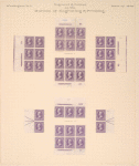 3c purple Jackson block of six