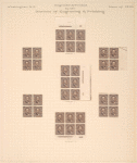 4c dark brown Lincoln block of six