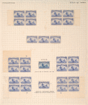 4c ultramarine Fleet of Columbus block of four