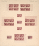 8c magenta Columbus Restored to Favor block of four