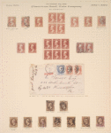 6c rose Lincoln block of four