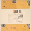 2c black Jackson bisect pair on cover