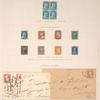 1c Franklin Type II block of four