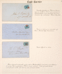 1c blue Eagle carrier on cover