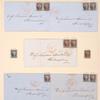 10c black Washington pair on express mail cover