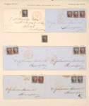 10c black Washington single on cover