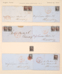 10c black Washington pair on cover