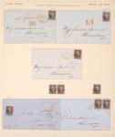 10c black Washington single on cover